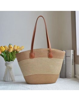 Handmade custom bag, minimalist and versatile striped bag