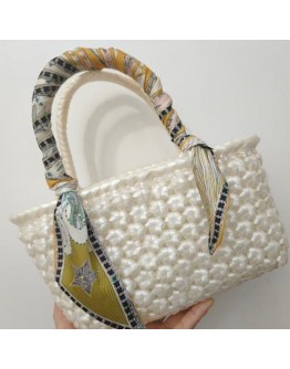 Handmade custom bag, minimalist and versatile striped bag