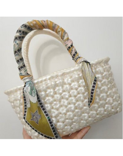 Handmade custom bag, minimalist and versatile striped bag