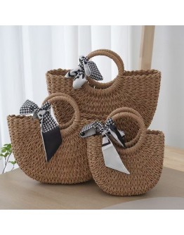 Handmade custom bag, minimalist and versatile striped bag