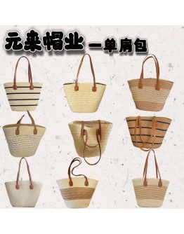 Handmade custom bag, minimalist and versatile striped bag